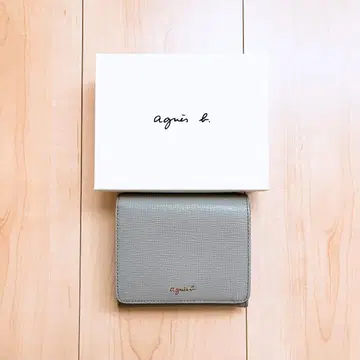 agnes.b 접이식 지갑 그레이