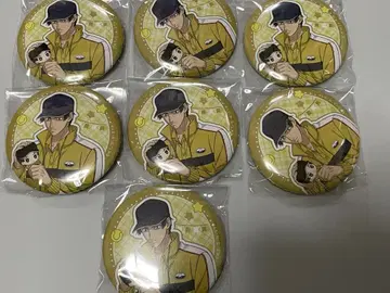 신 테니스의 왕자님 오키누이 캔뱃지 사나다 7점