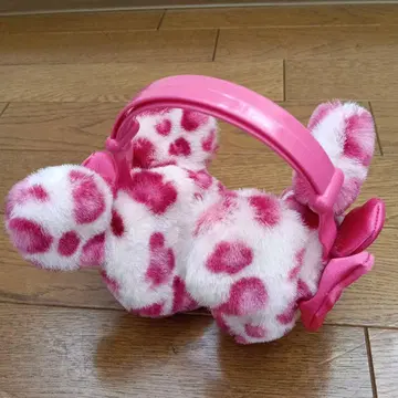 디즈니 미니 마우스 레오파드 무늬 리본 포함 머리띠