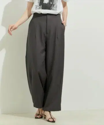 르셀클루파로페 LE CERCLE par rope 린넨 와이드 팬츠 새상품