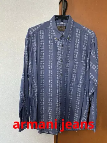 90s ARMANI JEANS 올 패턴 셔츠 이탈리아제 archive