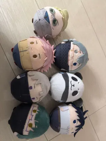 주술회전 봉제 인형 7체 세트