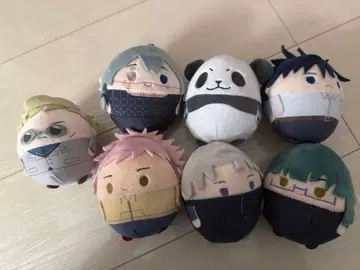 주술회전 봉제 인형 7체 세트