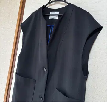 PASSIONE 블랙 루즈핏 롱 베스트