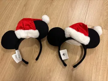 해외 디즈니 머리띠 산타 크리스마스
