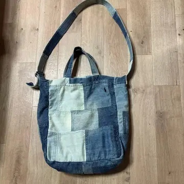 랄프 로렌 2way 데님 토트백 단종품