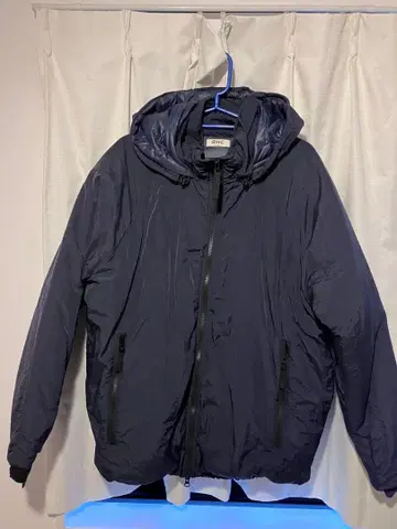 RHC 네이비 다운 자켓 후드 부착 M 3M 신살레이트 OVY