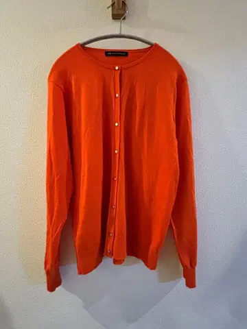 23구 오렌지 긴팔 가디건 사이즈 38
