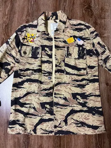 리얼 맥코이 타이거 카모 셔츠 L 사이즈