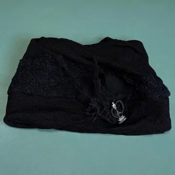 미사용 카시라 CA4LA 블랙 헤어 터번