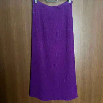 MISSONI 보라색 니트 롱 스커트