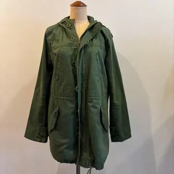 LOWRYS FARM 올리브 그린 모즈 코트