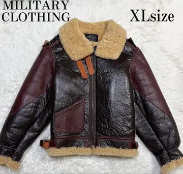 밀리터리풍 가죽 자켓 XL 사이즈 그런지