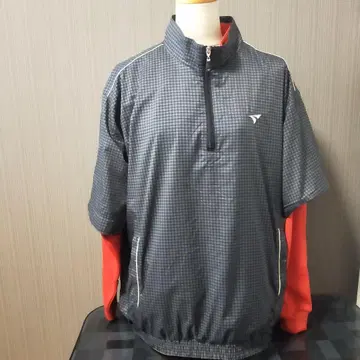 [ 새상품급 ] Tour Stage 반팔 셔츠 블랙/빨간색 2벌 골프웨어