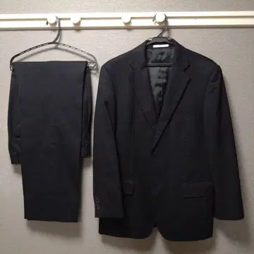 블랙 울 100% 비즈니스 정장 A4