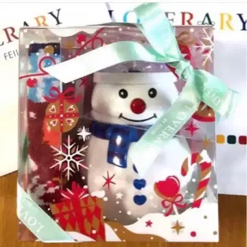 페이러 손수건 캔디 오너먼트 스노우맨 미러볼 세트