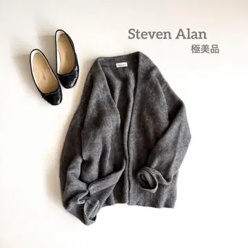 스티븐 앨런 유나이티드 애로우즈 라쿤 퍼 가디건