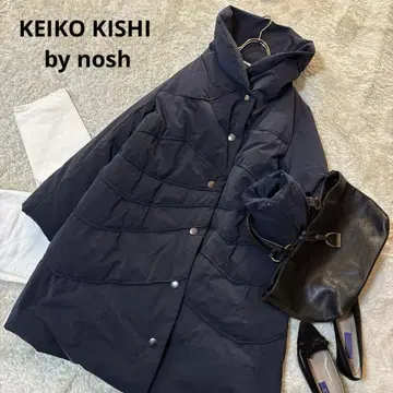 새상품급*KEIKO KISHI by nosh 다운 코트 숄카라