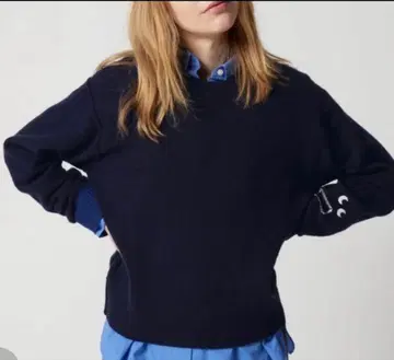 UNIQLO x ANYA HINDMARCH 프리미엄 라무 크루넥 스웨터