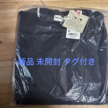 UNIQLO x 안야 힌드마치 프리미엄 라무 크루넥 스웨터 네이비