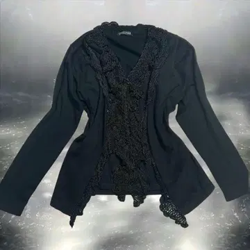 00s 시스루 니트 레이스 앙상블 다크 코어 코켓 y2k 공주