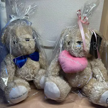 Mercedes Benz 곰 봉제 인형 2개 세트 벤츠