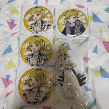 카가미네 렌 카가미네 린 프로세카 하피콜 아크릴 스탠드 캔뱃지