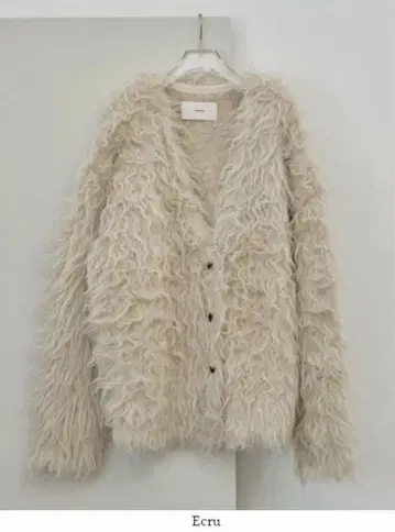 TODAYFUL Brashed Mix Cardigan/ECRU