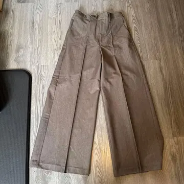 [ CLEL ] 백 브러쉬드 TR 플레어 슬랙스