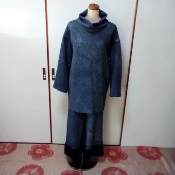 기모노 리메이크 블라우스와 팬츠 (헤코오비)