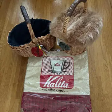 니코앤드 토트백 카고백 2개