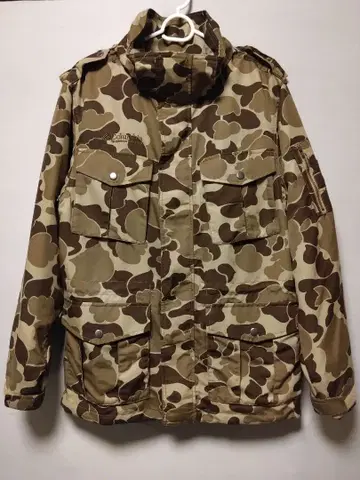 컬럼비아 마운틴 후드티/S/나일론/KHK/카모플라주