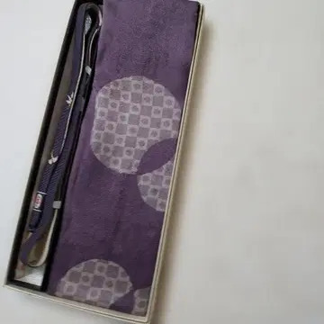 세련된 겨울용 오비 장식 천 허리띠 세트 순수 실크 미사용 No651