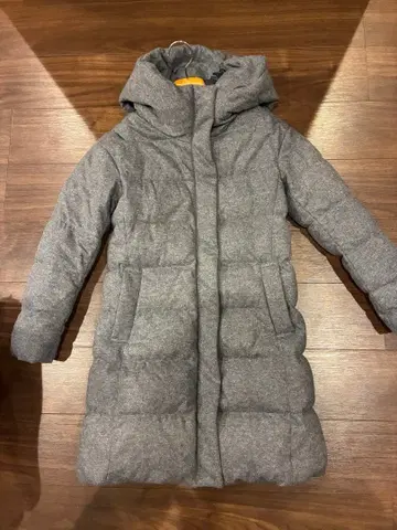 유니클로 울 롱 다운 자켓 M 사이즈