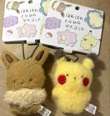 포켓몬 뽀송뽀송 손바닥 마스코트 이브이 피카츄 새상품