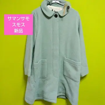 사만사 모스모스 울 혼방 코트