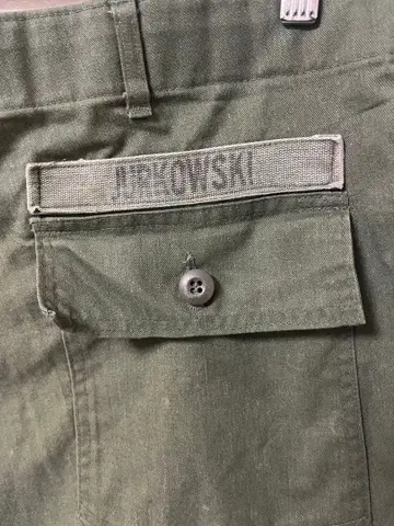 JEROSKSI 카고 팬츠 사이즈 12 올리브 그린