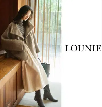 LOUNIE 새상품 인기 돌먼 코트 하이