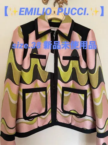 EMILIO PUCCI. 핑크색 자켓 size.38, 미사용 새상품