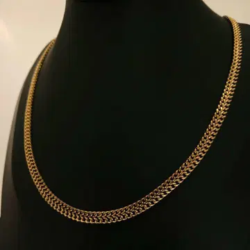 S.STEEL 금 체인 목걸이 44cm 골드 키헤이