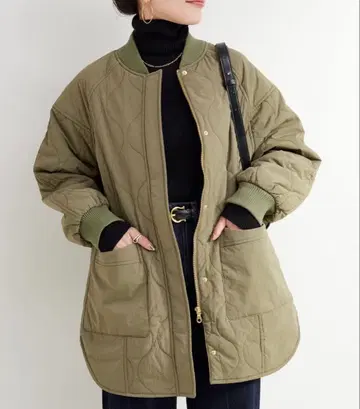 B.C STOCK 리브 포함 충전솜 블루종