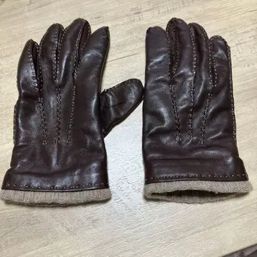 다크 브라운 장갑 Madova Firenze 본 가죽 장갑 마도바