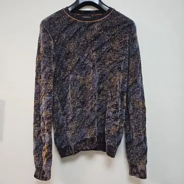 EMPORIO ARMANI 멀티 컬러 모헤어 니트 스웨터 M