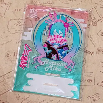 LISTEN FLAVOR 콜라보 구매 혜택 하츠네 미쿠 아크릴 스탠드