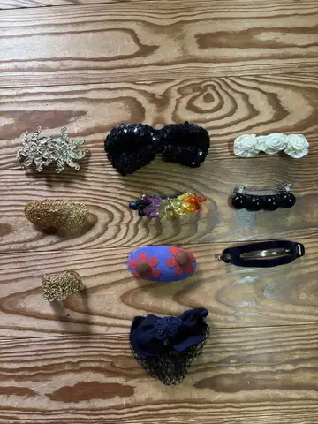 헤어 클립 머리핀 1점 새상품 외 9점