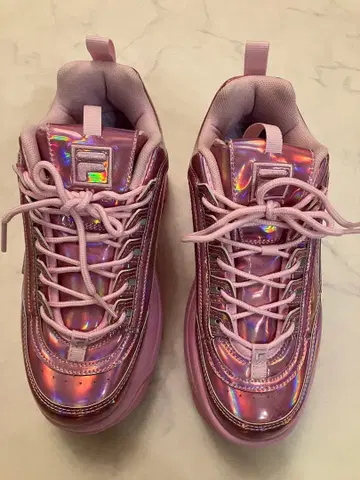 휠라 스니커즈 FILA 디스럽터 2 웨지 24cm