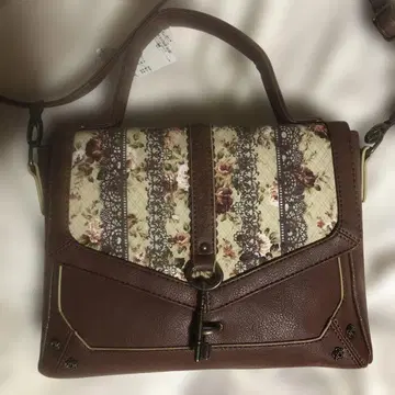 꽃무늬 레이스 디자인 숄더백 엑시즈팜