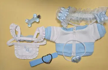 무속성 봉제 인형 의류 옷 저지 메이드 스카이블루 20cm