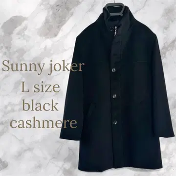 [ 새상품급 ] Sunny joker 캐시미어 울 코트 L 사이즈 블랙