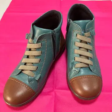 아킬레스 솔보 부츠 하이컷 스니커즈 23.5 3E